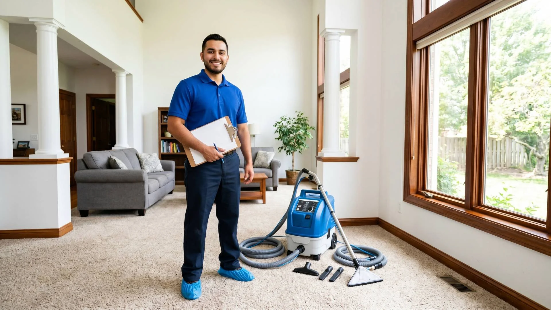 Reyes Carpet Cleaning van